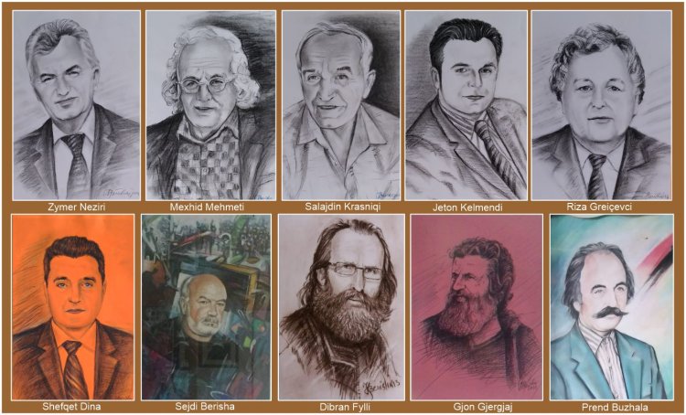 Idriz Berisha - Skica-portrete shkrimtarësh