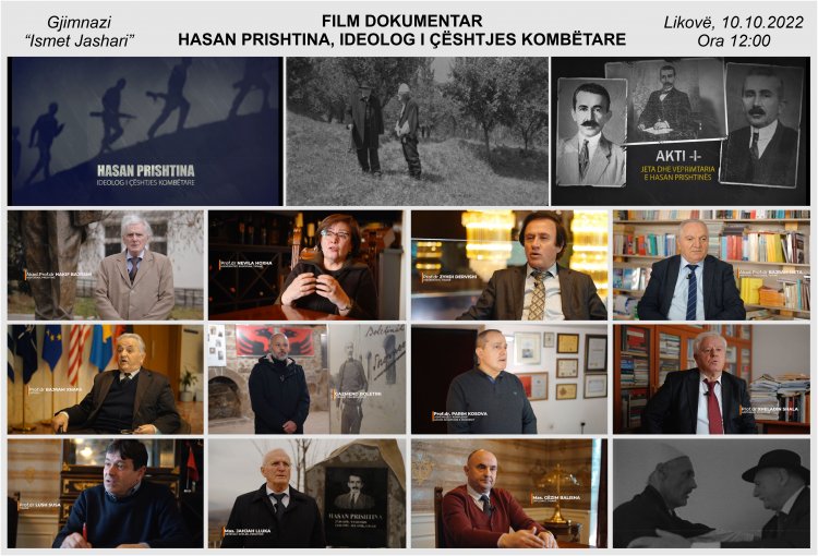 Filmi dokumentar "Hasan Prishtina, Ideolog i çështjes kombëtare"
