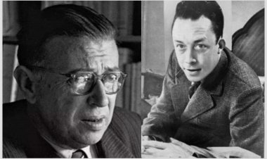 Ismail Ismaili, ...portrete të kryqëzuara mbi dy gjigantë të filozofisë dhe letërsisë