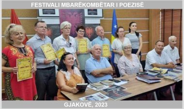 Mark Simoni - FESTIVALI MBARËKOMBËTAR I POEZISË, GJAKOVË, 2023