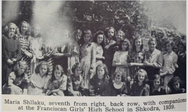 Martirja shkodrane Marie Shllaku në një foto të rrallë