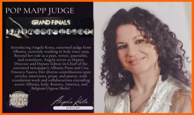 Angela Kosta emërohet Gjyqtare në Konkursin Ndërkombëtar POP MAPP