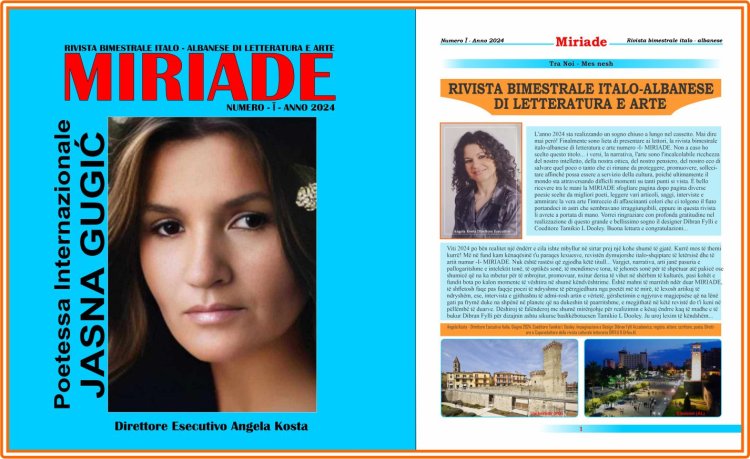 Revista e parë italo - shqiptare e letërsisë dhe artit "Miriade"