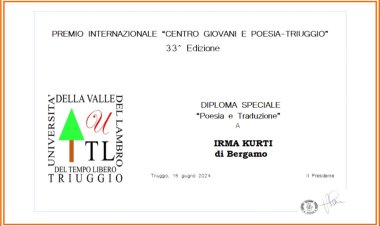 Irma Kurti nderohet me “Çmimin e përkthimit”