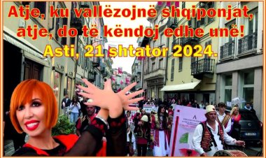 Irma Libohova në Asti të Italisë (Përgatiti Angela Kosta)