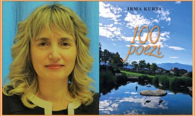 Poetja Irma Kurti boton librin “100 poezi”
