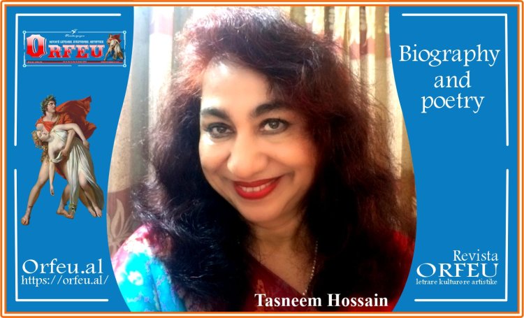 Tasneem Hossain - Biography and poetry