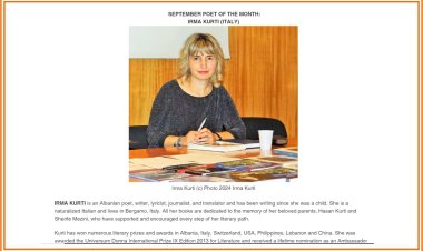 Irma Kurti shpallet poetja e muajit...