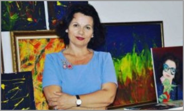 Bardha Alimeta - Dy fjalë për piktorin Faik Skopeci