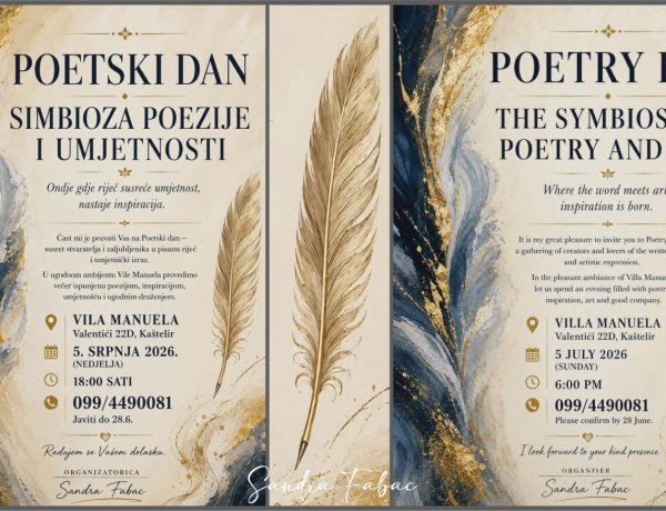 Dita ndërkombëtare e poezisë - Međunarodni poetski dan - International poetry day