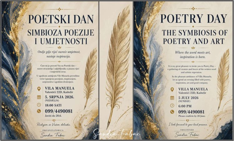 Dita ndërkombëtare e poezisë - Međunarodni poetski dan - International poetry day